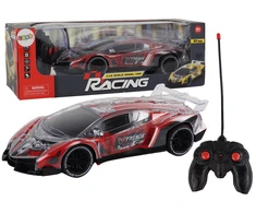 Nuotoliu valdomas sportinis automobilis Lean Toys Racing 1:16, raudonas