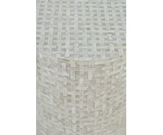 Av1730-28Gb Staliukas apvalus Avola Pilkas Basket Weave