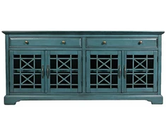 Av175-9 Komoda 4D/2S Avola Antique Mėlyna