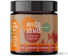 Aviečių džemas su cinamonu ir apelsinais, 230g