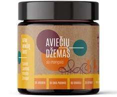 Aviečių džemas su mangais, 230g