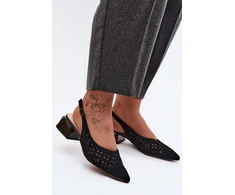 Ažūrinės basutės su kulnu Step in style