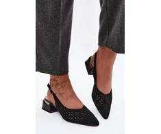 Ažūrinės basutės su kulnu Step in style