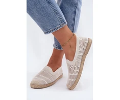Ažūrinės tekstilinės espadrilės Step in style