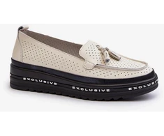 Ažūriniai mokasinai su platforma Step in style