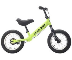 Lean Trike Balansinis dviratis ENDURO Push-off dviratis Neoninė žalia