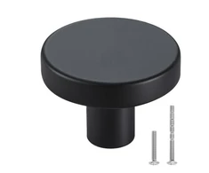 VEVOR juodi 32 mm spintelės rankenėlės 10 vnt.