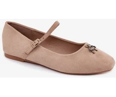 Balerinos iš zomšos imitacijos Step in style
