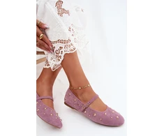 Balerinos Step in style su aukso spalvos detalėmis