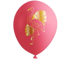 Balionai su flamingais – Šventės dekoracija