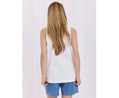 Balta ir rožinė moteriška palaidinė