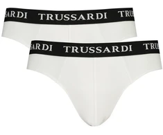 Balta slipy vyrams Trussardi TRU2USP02 – 2-pak