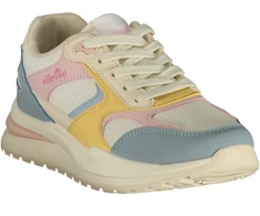 Balta sneakersy moterims Ellesse Irma 001 – mėlyna, rožinė i geltona detale