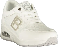 Balta sneakersy moterims Laura Biagiotti su kryształkami
