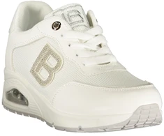 Balta sneakersy moterims Laura Biagiotti su kryształkami