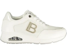 Balta sneakersy moterims Laura Biagiotti su kryształkami