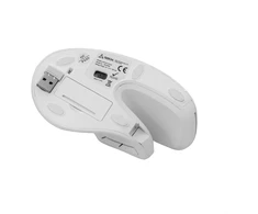 Sbox VM-838W Belaidė vertikali pelė baltos spalvos