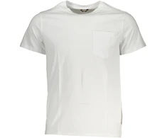Baltas T-shirt męski K-WAY K00AI30SIGUR
