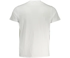 Baltas T-shirt męski K-WAY K00AI30SIGUR