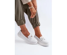 Balti mokasinai su platforma Step in style