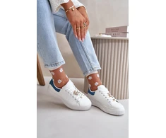 Balti sportiniai bateliai su platforma Step in style