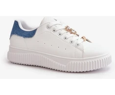 Balti sportiniai bateliai su platforma Step in style