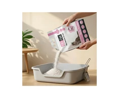 Balto bentonito kraikas „Kūdikių pudros“ kvapo BB Cat, 10 L / 8,4kg