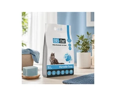 Balto bentonito kraikas „Marselio Muilo“ kvapo BB Cat , 10 L / 8,4kg