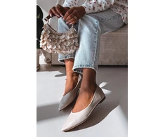 Baltos balerinos Step in style