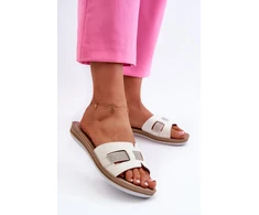 Baltos basutės su dekoratyvinėmis detalėmis Step in style