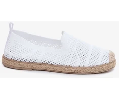 Baltos espadrilės Candessa