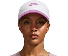 Baltos ir rožinės spalvos kepurė Nike Club Cap FB5368 103