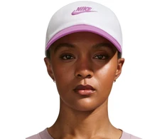 Baltos ir rožinės spalvos kepurė Nike Club Cap FB5368 103