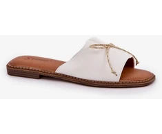 Baltos moteriškos basutės Step in style