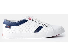 Baltos spalvos vyriški sportiniai bateliai CROSS JEANS