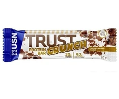 Baltyminiai batonėliai USN TRUST Crunch 12 × 60 g, šokoladinio pyrago skonio