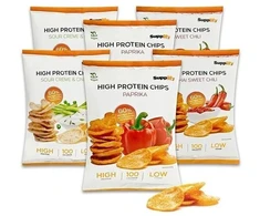 Baltyminiai traškučiai Supplify High Protein 6 × 50 g