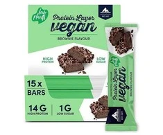 Baltyminis batonėlis Vegan Protein Layer (15 x 55 g) Multipower