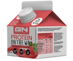 Baltyminis gėrimas GN Protein on the Way 6 × 300 ml, aviečių skonio