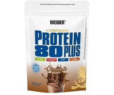 Baltymų milteliai Weider Protein 80 Plus 500g, šokolado skonio