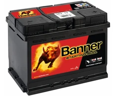 Banner 62Ah 510A Starting Bull akumuliatorius 12V 241x175x190mm