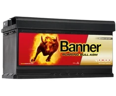 BANNER Running Bull AGM 59501 95Ah 850A (EN) akumuliatorius