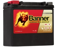 Banner AGM 12Ah 200A AUX14 12V akumuliatorius 150x88x145mm