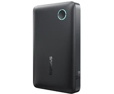 Baseus EnerFill FP11 išorinė baterija (Power Bank) 10000mAh 15W (su juodu Simple USB-C – USB-C 20V/3A 30cm laidu) – juoda