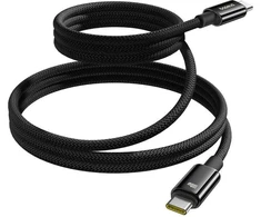 Baseus Tungsten Magnetinis USB C-USB C kabelis 100W 1m (Juodas)
