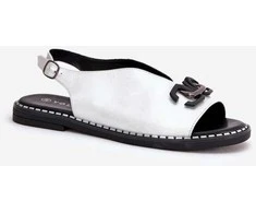 Basutės moterims, elegantiškos, odinės, su dirželiais