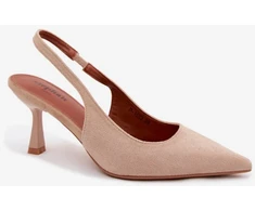 Basutės su smailėjančia nosimi ir 7,5 cm kulnu Step in style