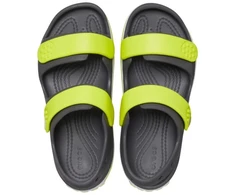 Basutės vaikams Crocs Crocband Cruiser, grafito ir geltonos