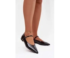 Bateliai lakiniai su dirželiu Jarelle – elegancijai ir patogumui kiekviename žingsnyje.