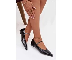 Bateliai lakiniai su dirželiu Jarelle – elegancijai ir patogumui kiekviename žingsnyje.